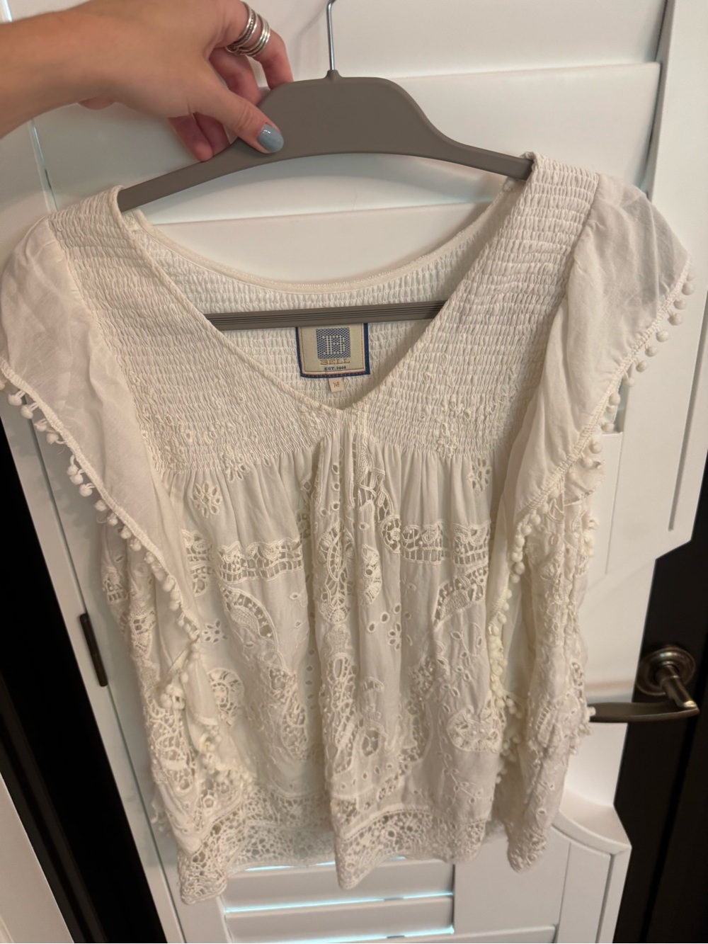 Alicia Bell eyelet top